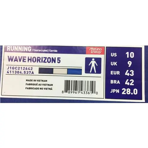Mizuno shoes - Wave Horizon 5 - Wave Horizon - Navy 5