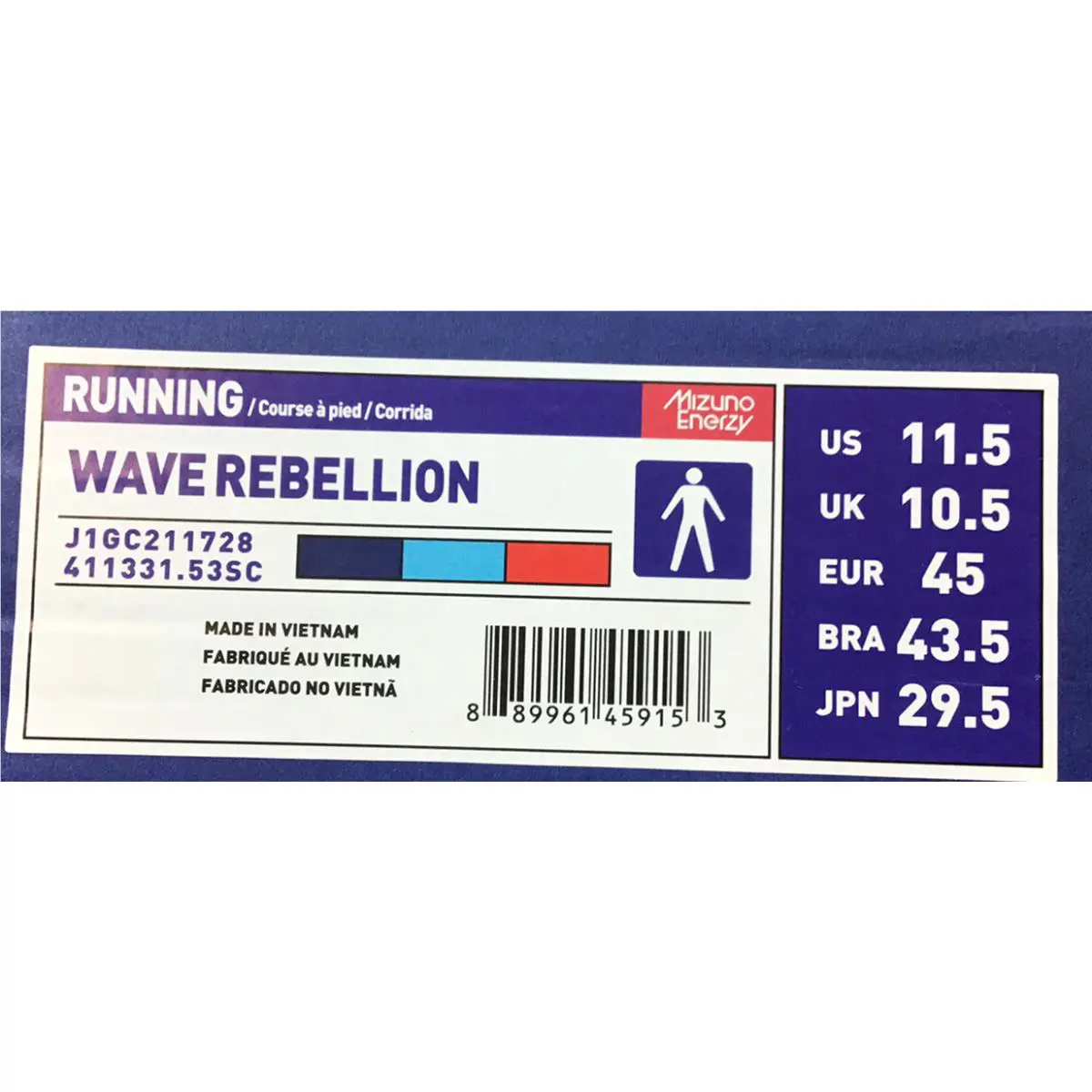 Mizuno shoes - Mizuno Wave Rebellion - Wave Rebellion - India Ink/Scuba Blue, Manufacturer: India Ink/Scuba Blue 12