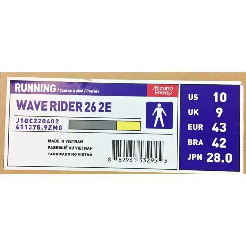 Mizuno shoes - Mizuno Wave Rider 26 Odyssey - Gray, Manufacturer: Odyssey Grey/Metallic 5