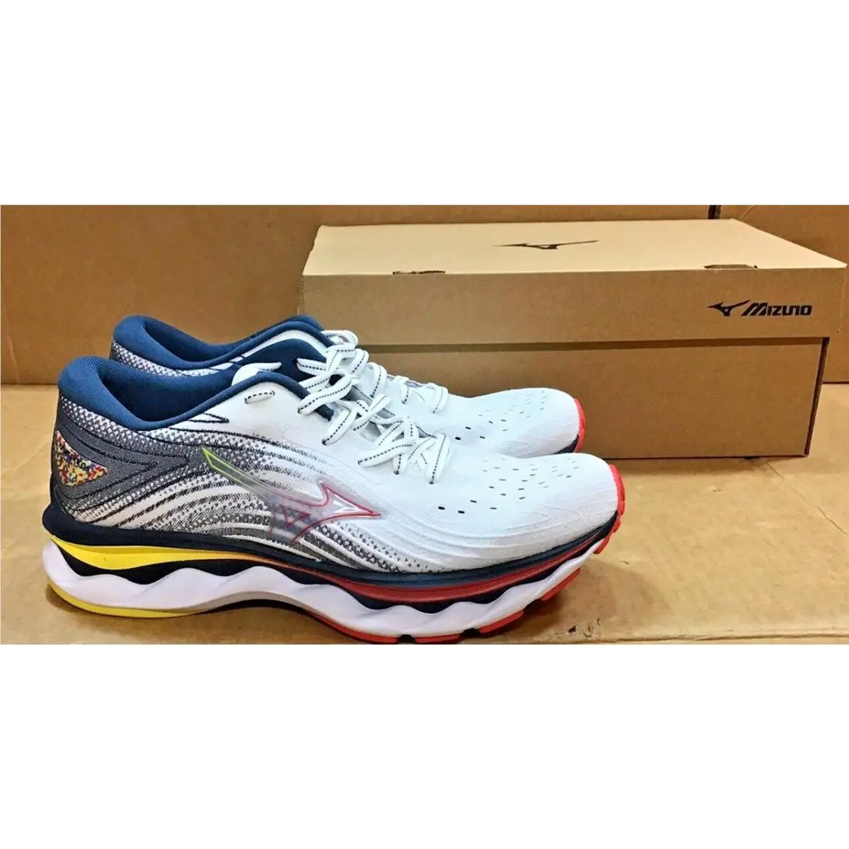 Mizuno shoes - Mizuno Wave Sky - Wave Sky - White 2