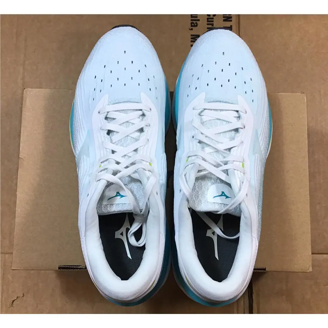 Mizuno shoes - Mizuno Wave Sky - Wave Sky - 4113290000 - LIght Blue/White 4