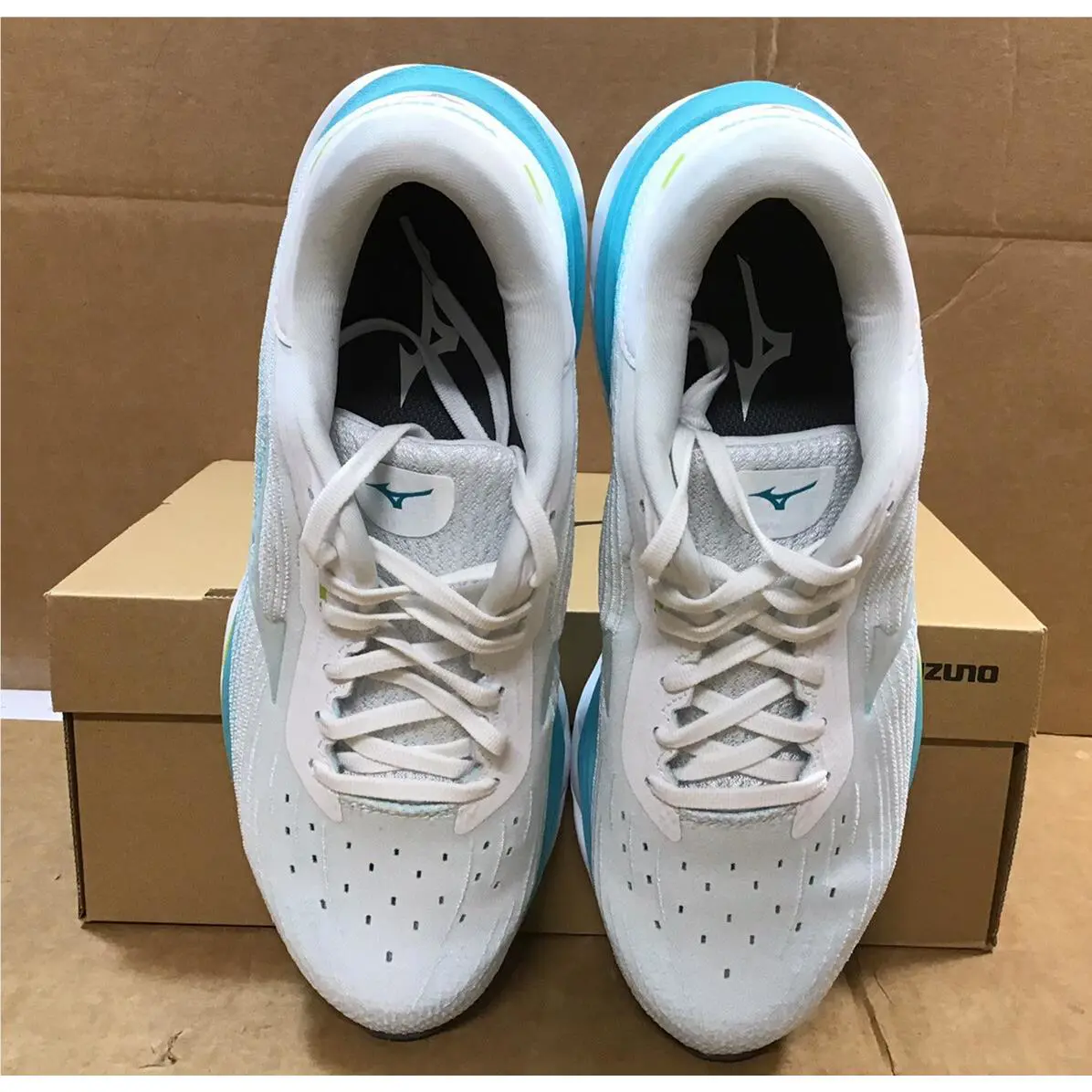 Mizuno shoes - Mizuno Wave Sky - Wave Sky - 4113290000 - LIght Blue/White 11