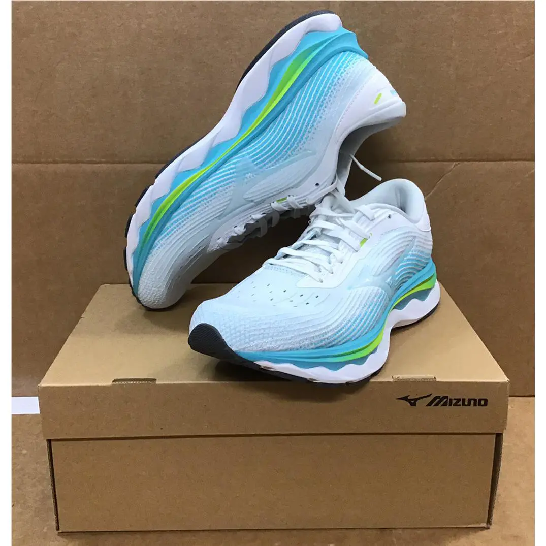 Mizuno shoes - Mizuno Wave Sky - Wave Sky - 4113290000 - LIght Blue/White 7