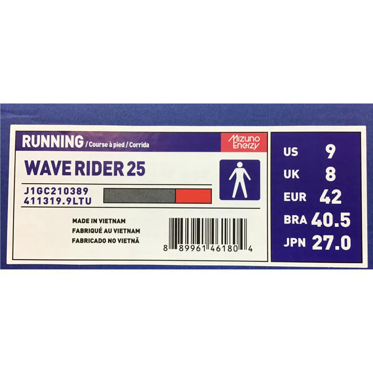 Mizuno shoes - Mizuno Wave Rider 25 1776 - White 5