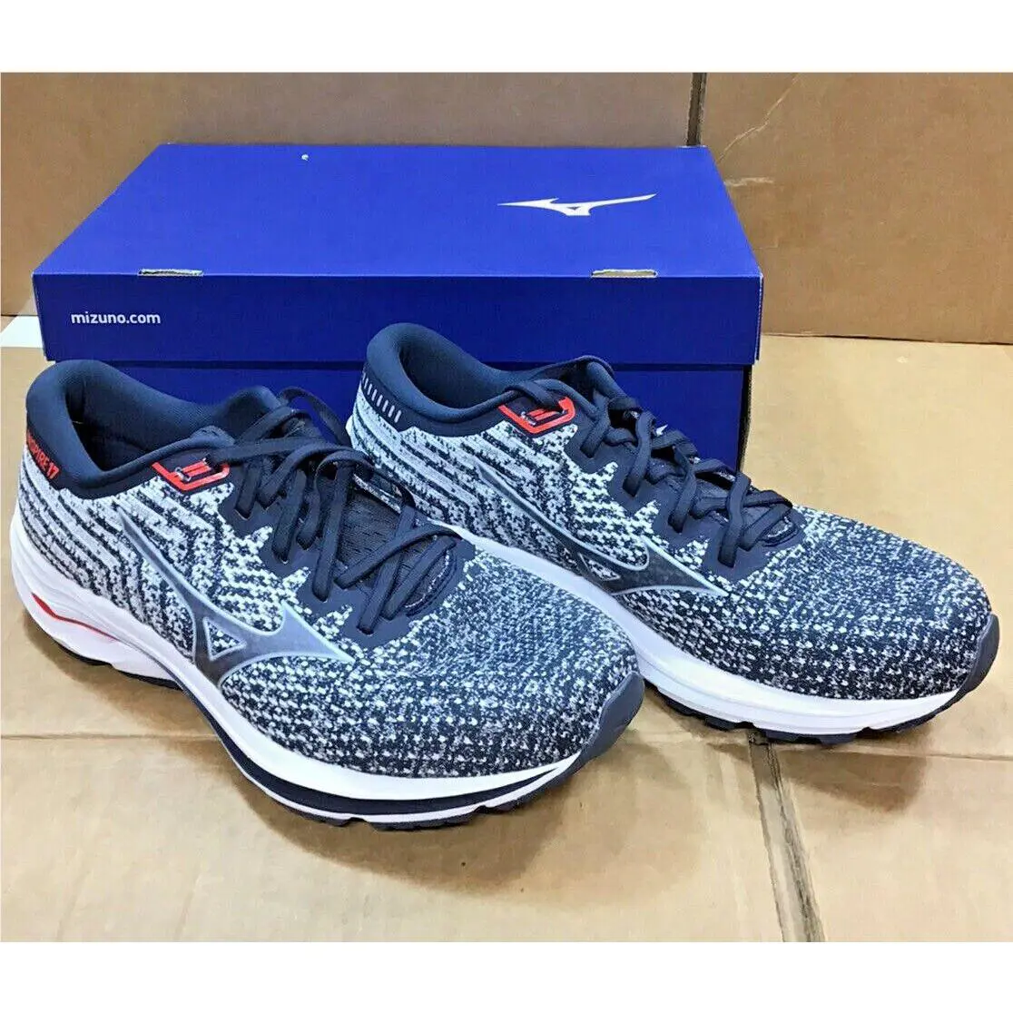 Mizuno shoes - Wave Inspire 17 - Wave Inspire - India Ink / Wan Blue 1