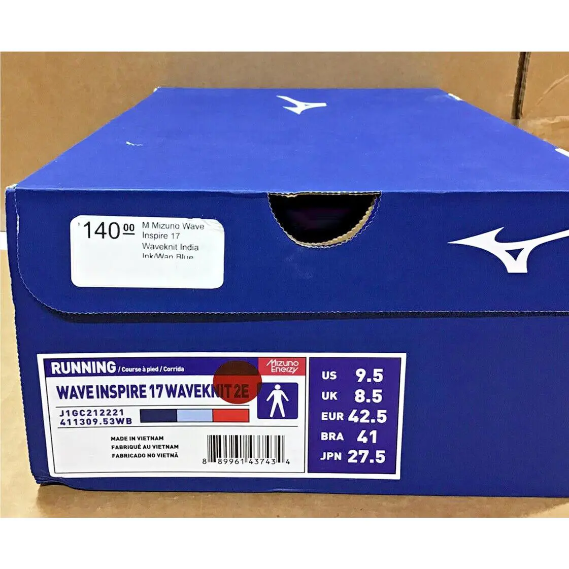 Mizuno shoes - Wave Inspire 17 - Wave Inspire - India Ink / Wan Blue 11