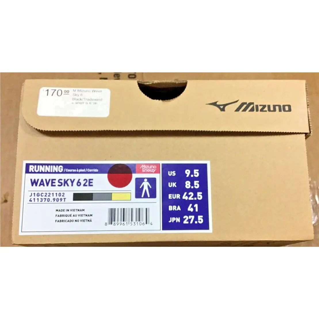 Mizuno shoes - Mizuno Wave Sky - Wave Sky - Black 5