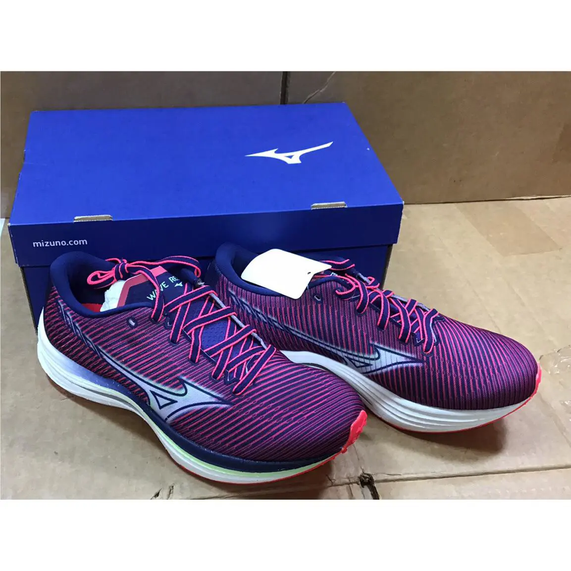 Mizuno shoes - Mizuno Wave Rebellion Diva - Wave Rebellion Diva - Diva Pink/Indigo White 8