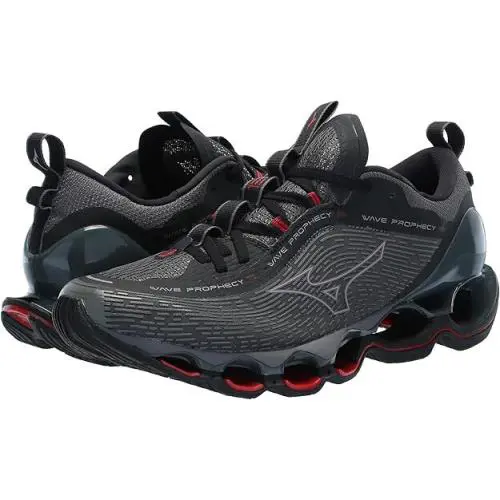 Mizuno shoes - Wave Prophecy 13 - Wave Prophecy - Irn Gate-chinese Red 5