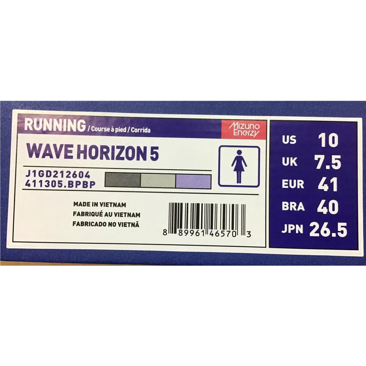 Mizuno shoes - Horizon 5 - Horizon - Violet-platinum Gold 12
