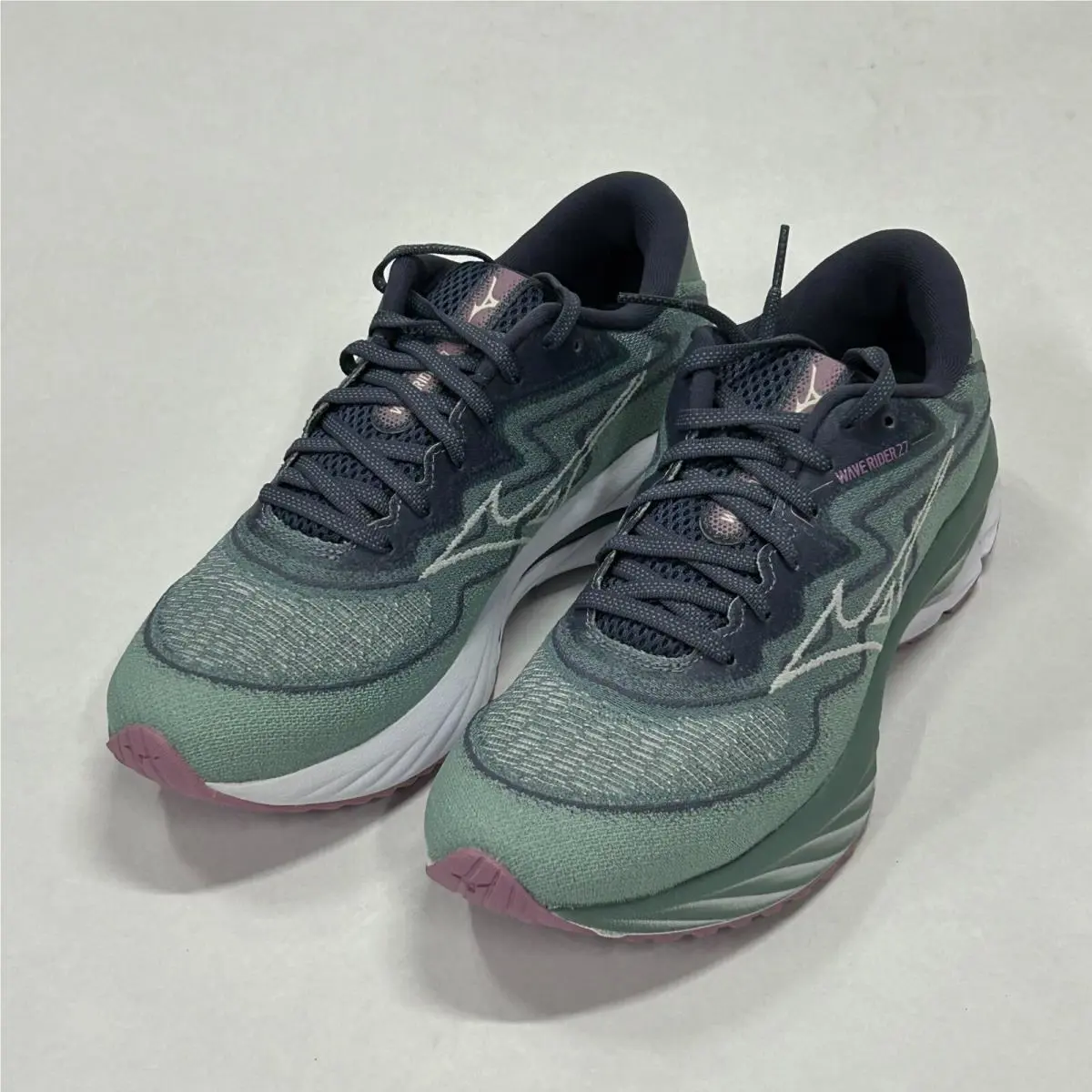 Mizuno shoes - Rider 27 - Rider - Blue Surf/Snow White 4