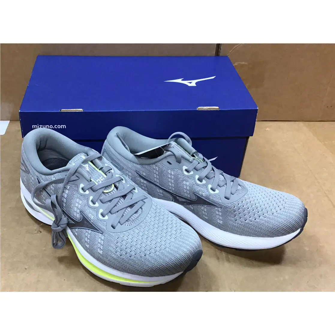 Mizuno shoes - Mizuno Wave Rider 25 Waveknit - Harbor Mist/Silver, Manufacturer: Harbor Mist/Silver 1