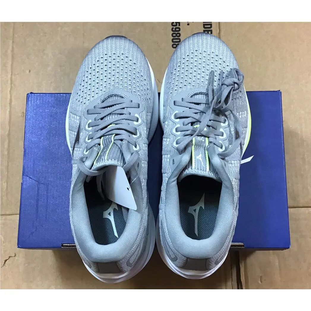 Mizuno shoes - Mizuno Wave Rider 25 Waveknit - Harbor Mist/Silver, Manufacturer: Harbor Mist/Silver 3