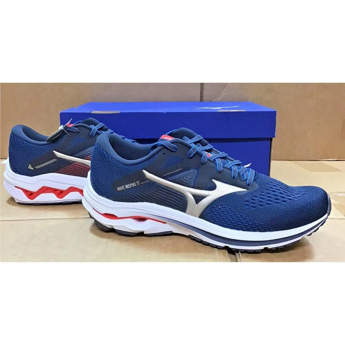 Mizuno shoes - Wave Inspire 17 - Wave Inspire - 411306 5353 - Blue 2