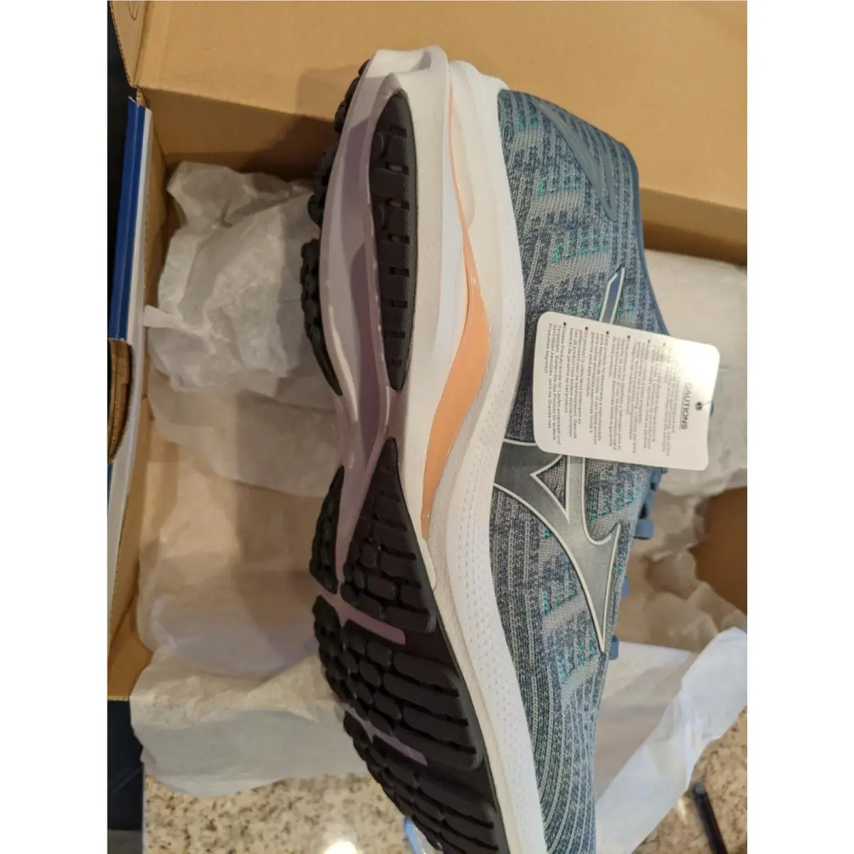 Mizuno shoes - MIZUNO WAVE RIDER 25 WAVEKNIT - Gray 4