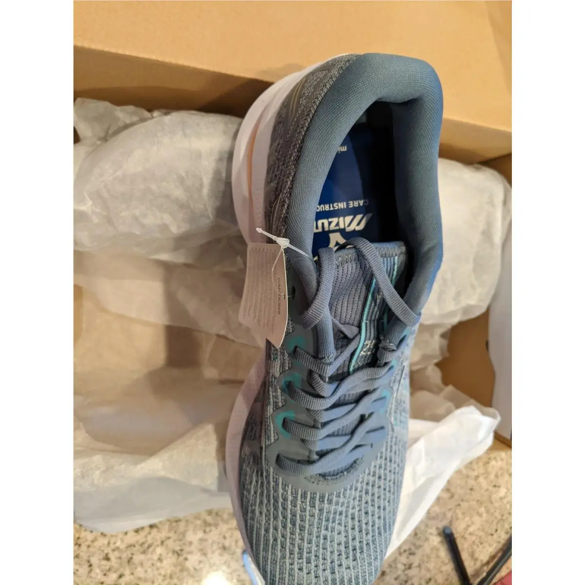 Mizuno shoes - MIZUNO WAVE RIDER 25 WAVEKNIT - Gray 10