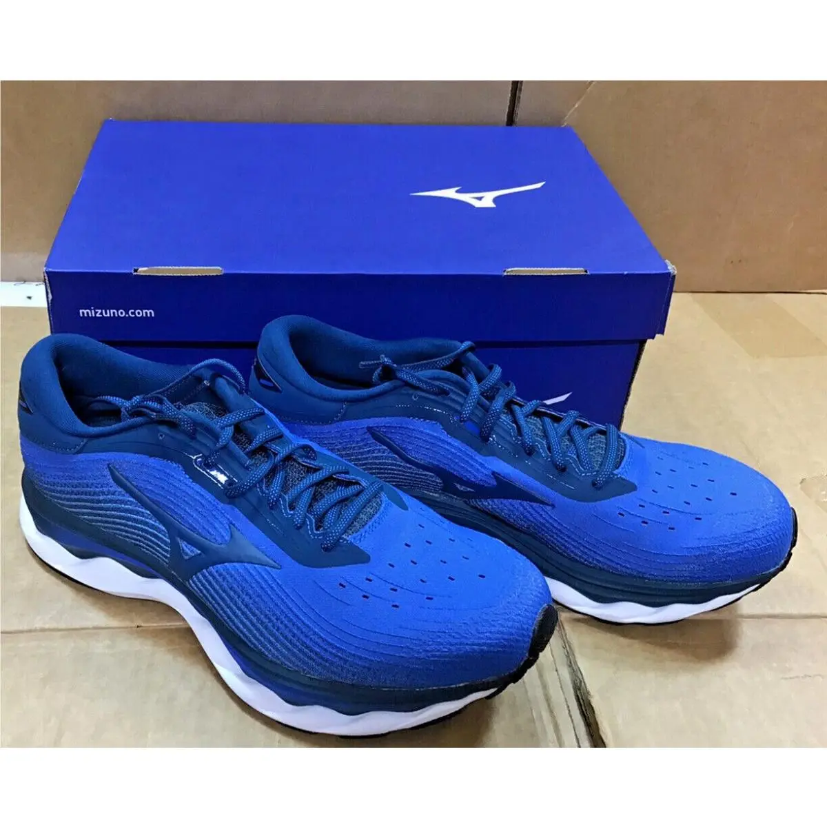 Mizuno shoes - Mizuno Wave Sky - Wave Sky - WAVE - Blue 8