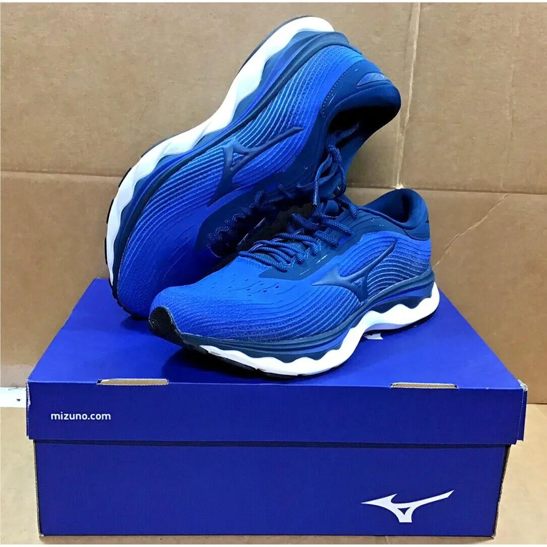 Mizuno shoes - Mizuno Wave Sky - Wave Sky - WAVE - Blue 6