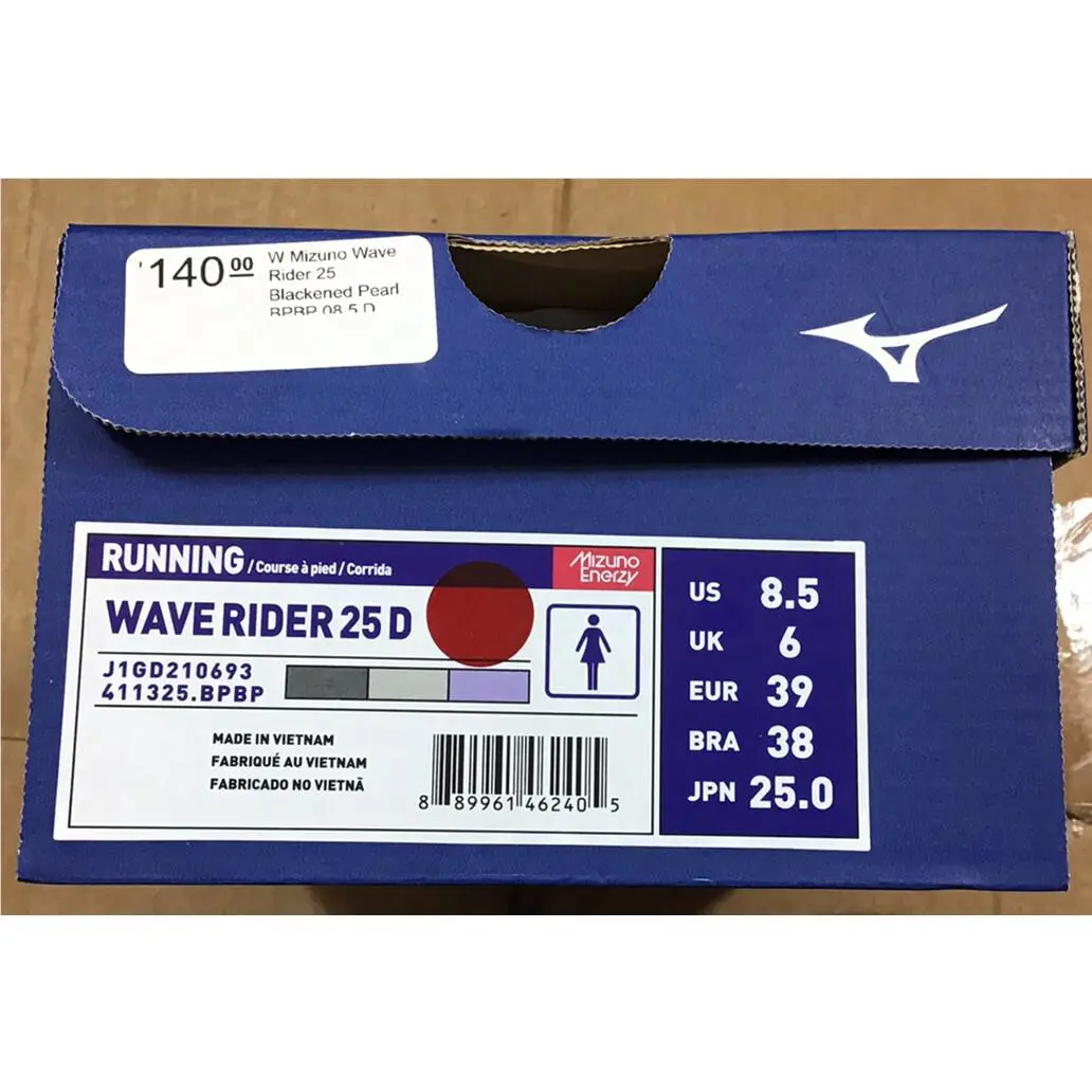 Mizuno shoes - Mizuno Wave Rider 25 1776 - Black 4