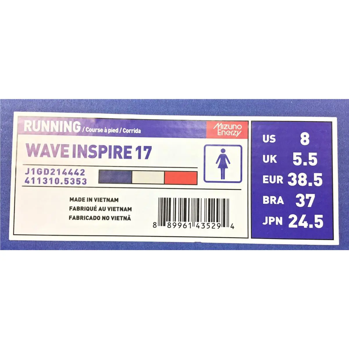 Mizuno shoes - Wave Inspire 17 - Wave Inspire - 411310 5353 - Purple 4