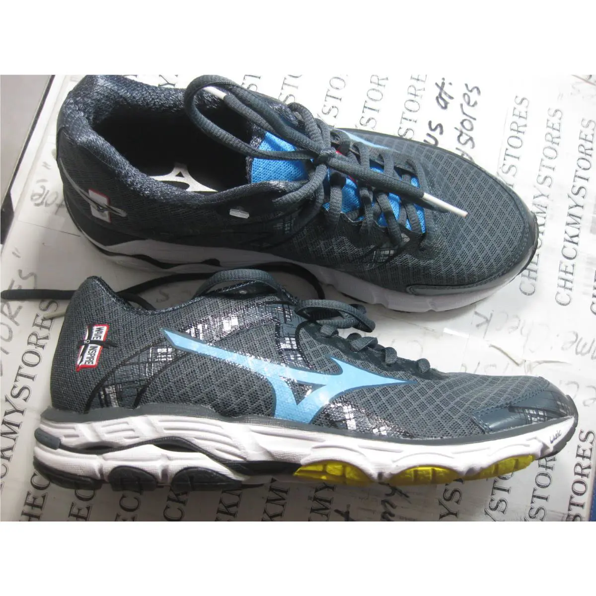 Mizuno shoes - GREY BLUE YELLOW, S:: GREY BLUE YELLOW 0