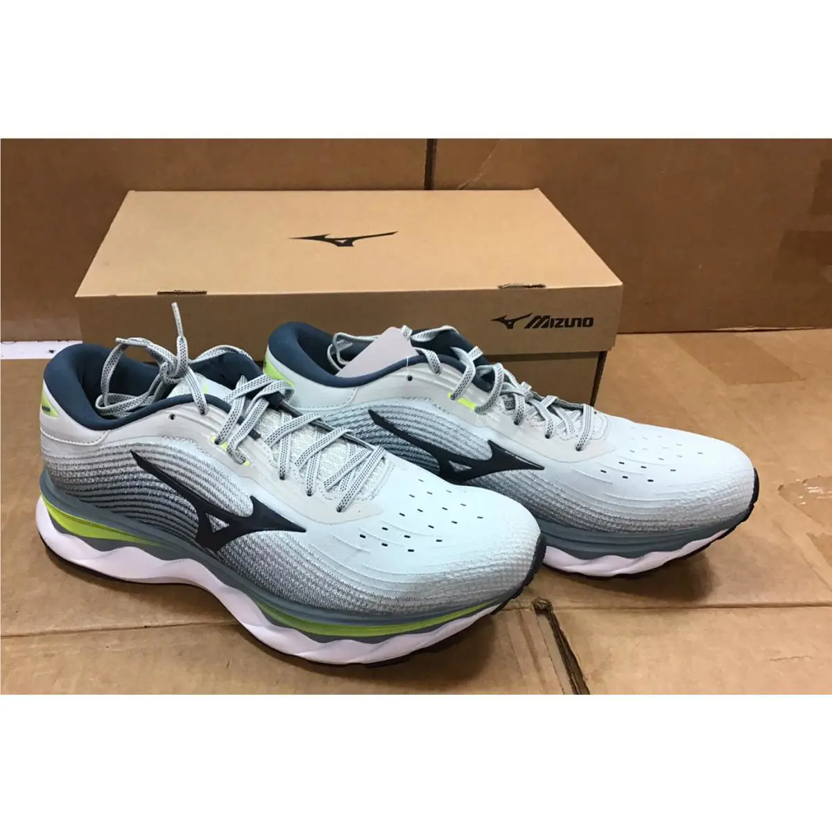 Mizuno shoes - Mizuno Wave Sky - Wave Sky - Peaacock Blue, Manufacturer: Peaacock Blue 1
