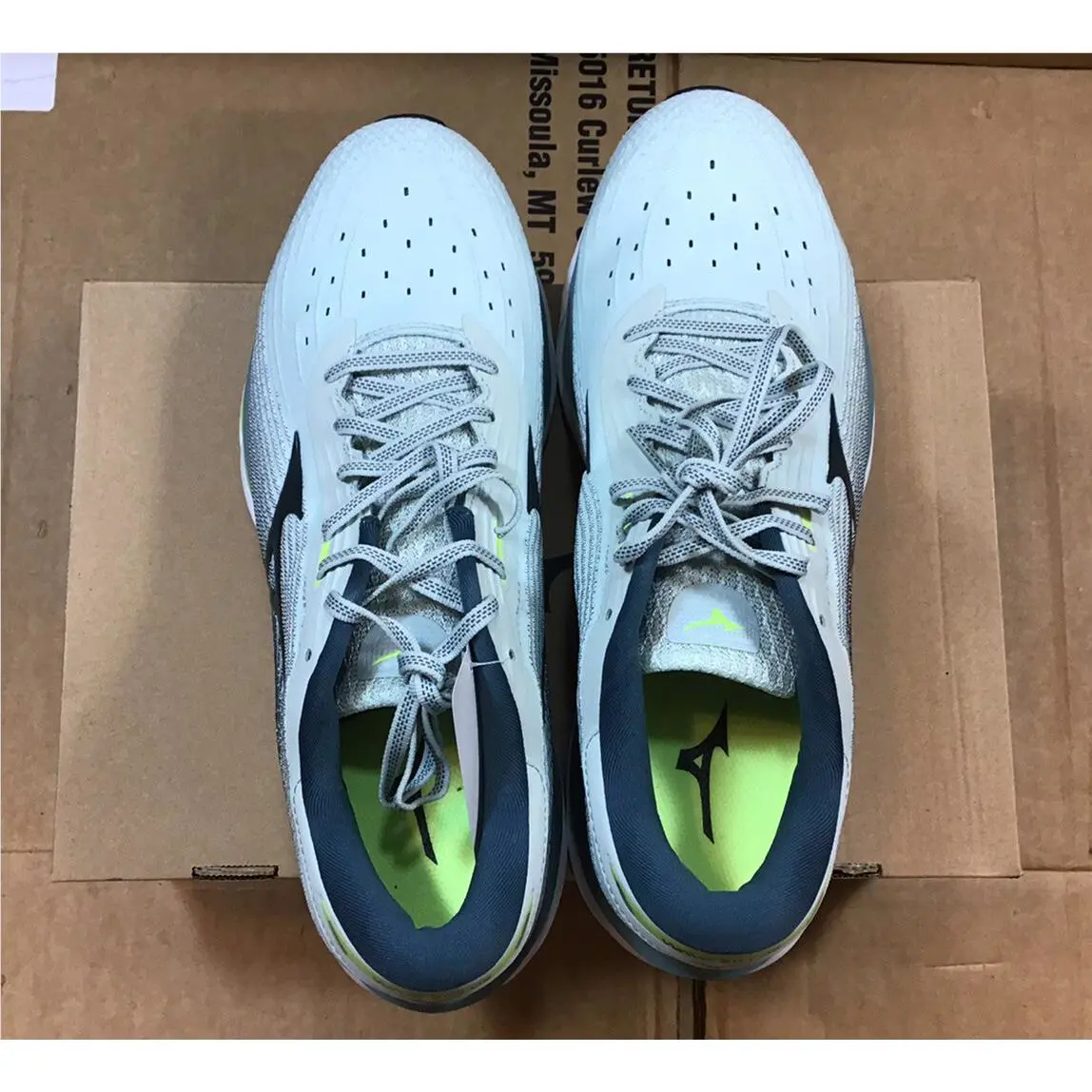 Mizuno shoes - Mizuno Wave Sky - Wave Sky - Peaacock Blue, Manufacturer: Peaacock Blue 10