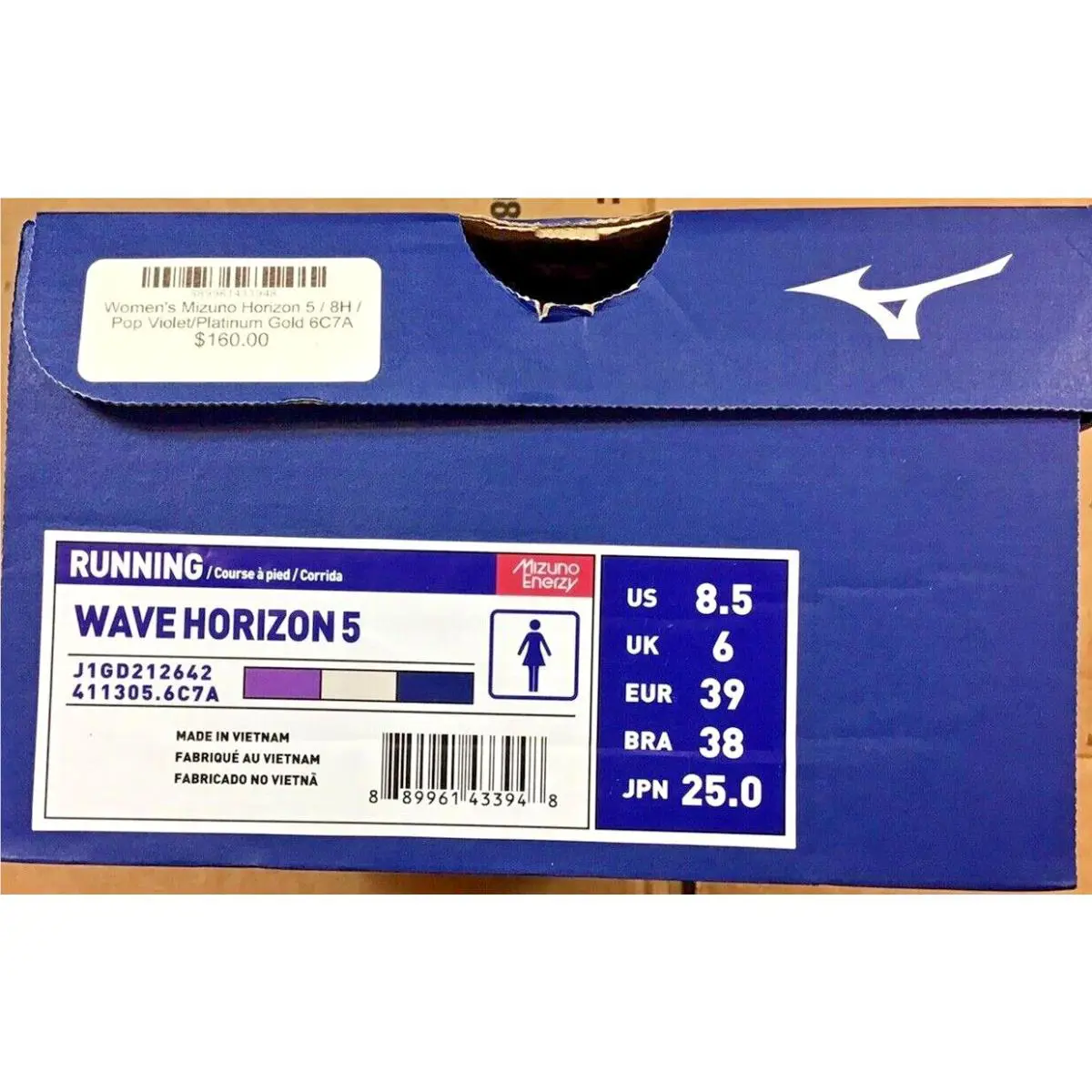 Mizuno shoes - Horizon 5 - Horizon - Violet-platinum Gold 11