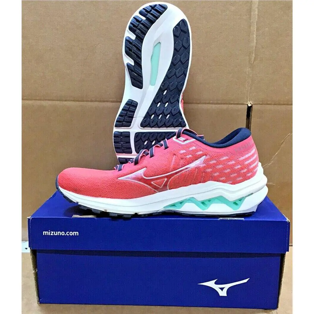 Mizuno shoes - Wave Inspire 17 Waveknit - Wave Inspire Waveknit - Pink 6