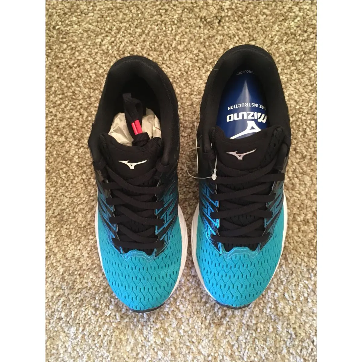 Mizuno shoes - Wave Shadow 2 - Wave Shadow - Black/Trade Winds (UPC: 889961202209) 5