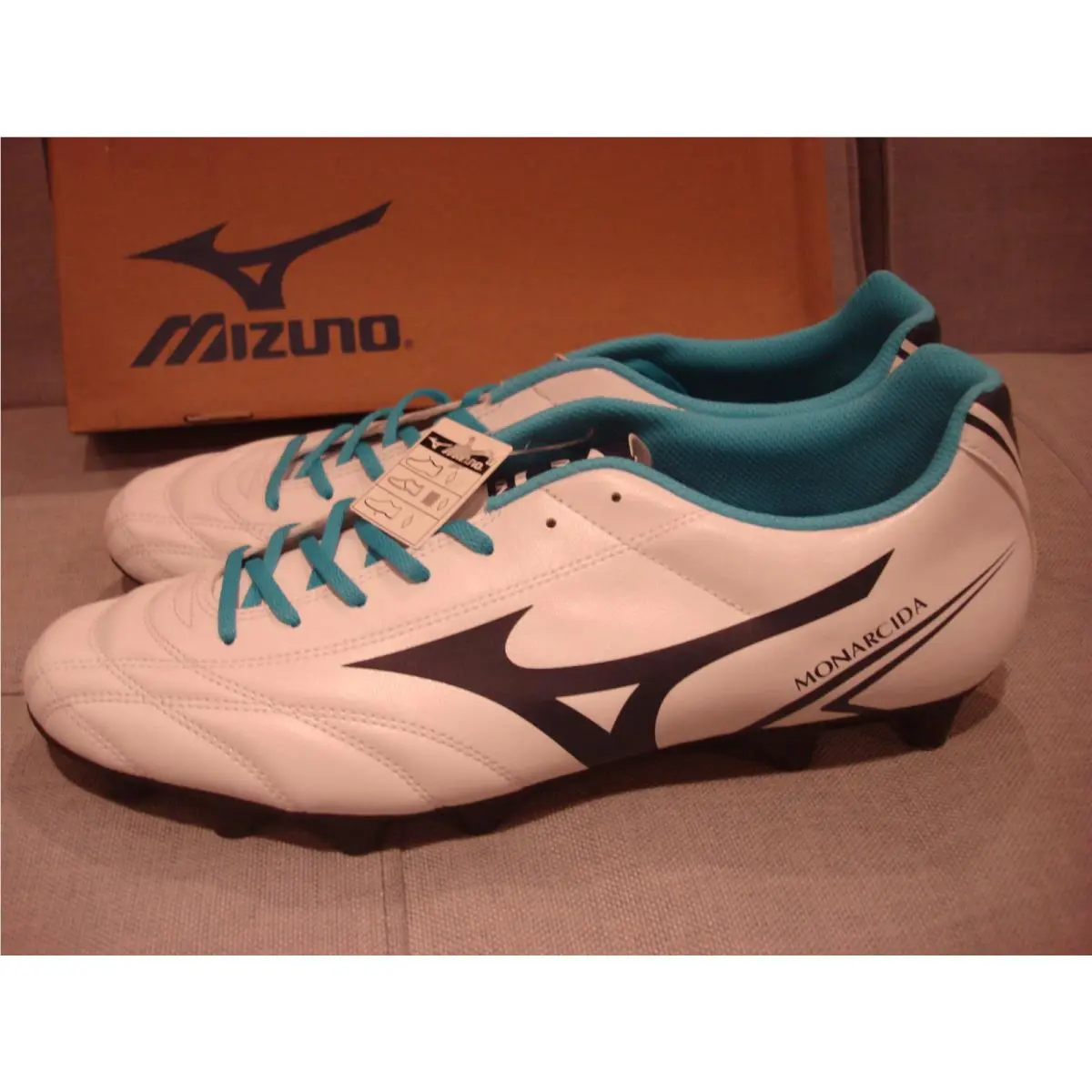 Mizuno shoes - White / Blue (UPC: 5051686869646) 5
