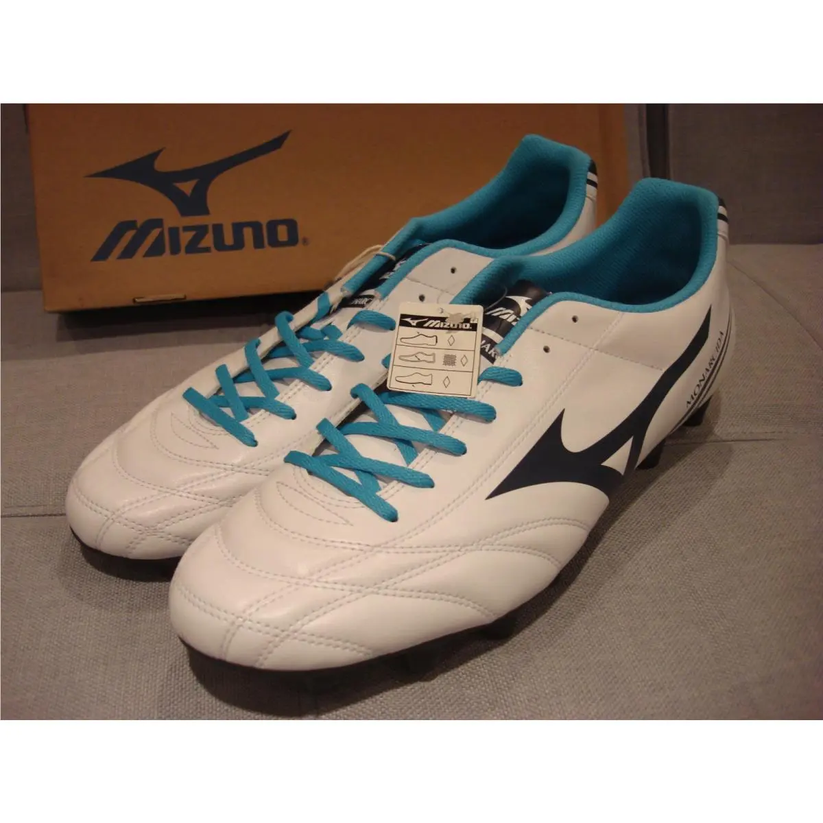 Mizuno shoes - White / Blue (UPC: 5051686869646) 6