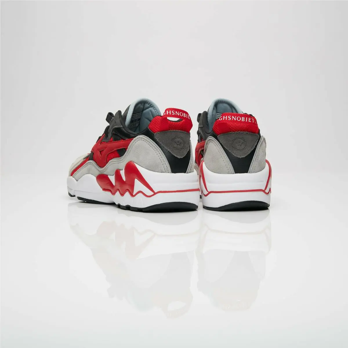 Mizuno shoes - Mizuno Wave Rider 1 Phoenix - GD180162 - Black/White/Red 0