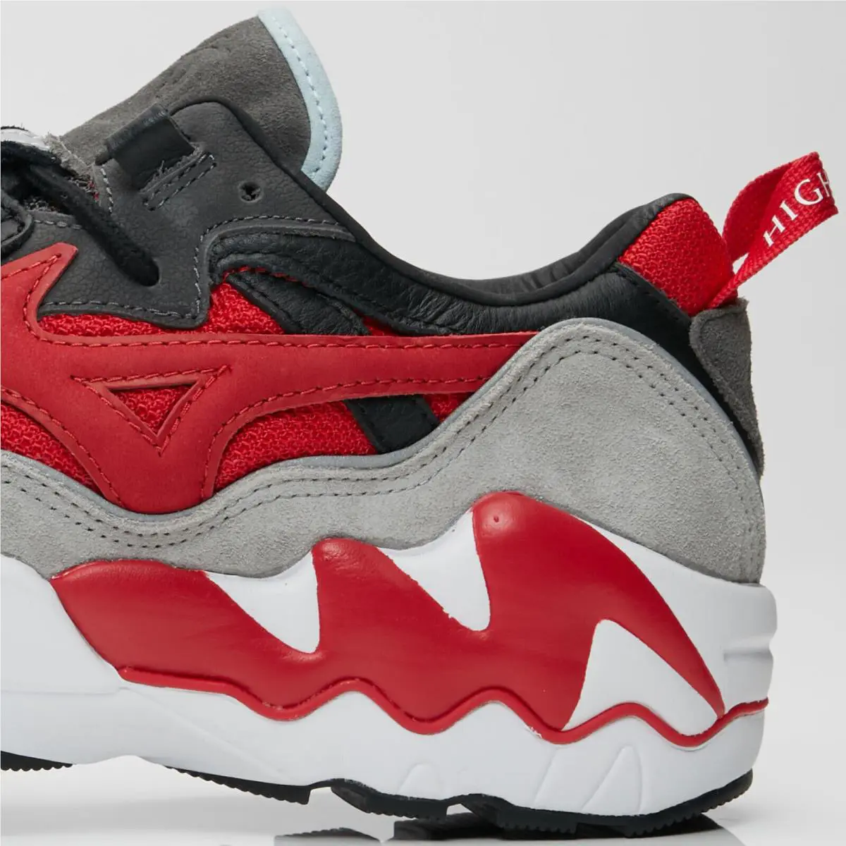 Mizuno shoes - Mizuno Wave Rider 1 Phoenix - GD180162 - Black/White/Red 4