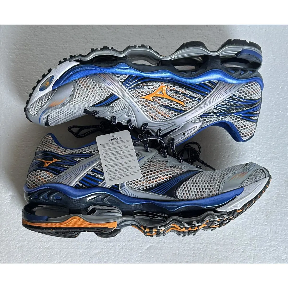 Mizuno shoes - Mizuno Wave Prophecy 1 - Wave Prophecy - 8KN11625 - Silver (UPC: 0041969288597) 2
