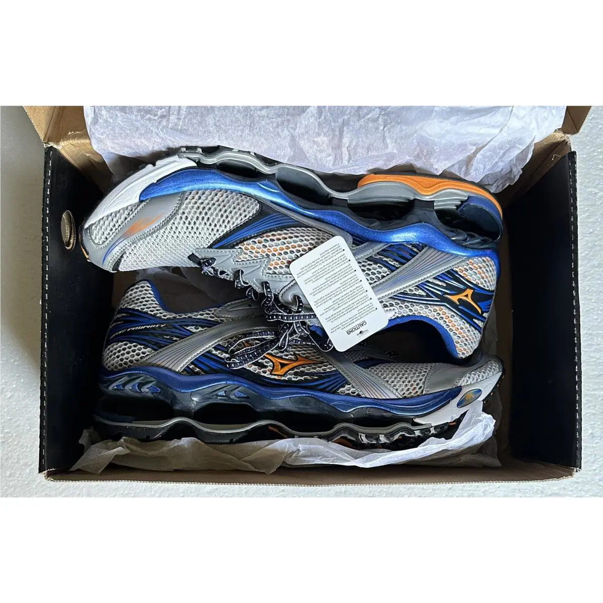 Mizuno shoes - Mizuno Wave Prophecy 1 - Wave Prophecy - 8KN11625 - Silver (UPC: 0041969288597) 4