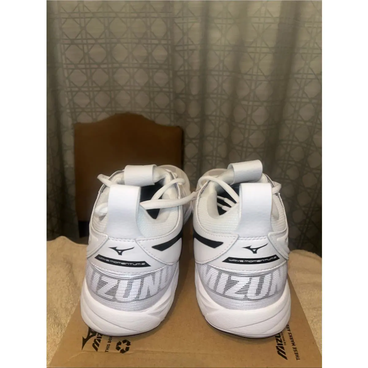 Mizuno shoes - Mizuno Wave Momentum 2 - Wave Momentum - V1gc211251 - White/Gold 2