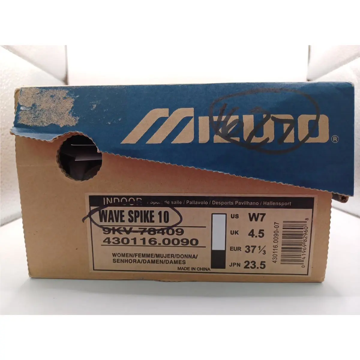 Mizuno shoes - Mizuno Indoor Wave Spike 10 Wkmsns - Multicolor 15