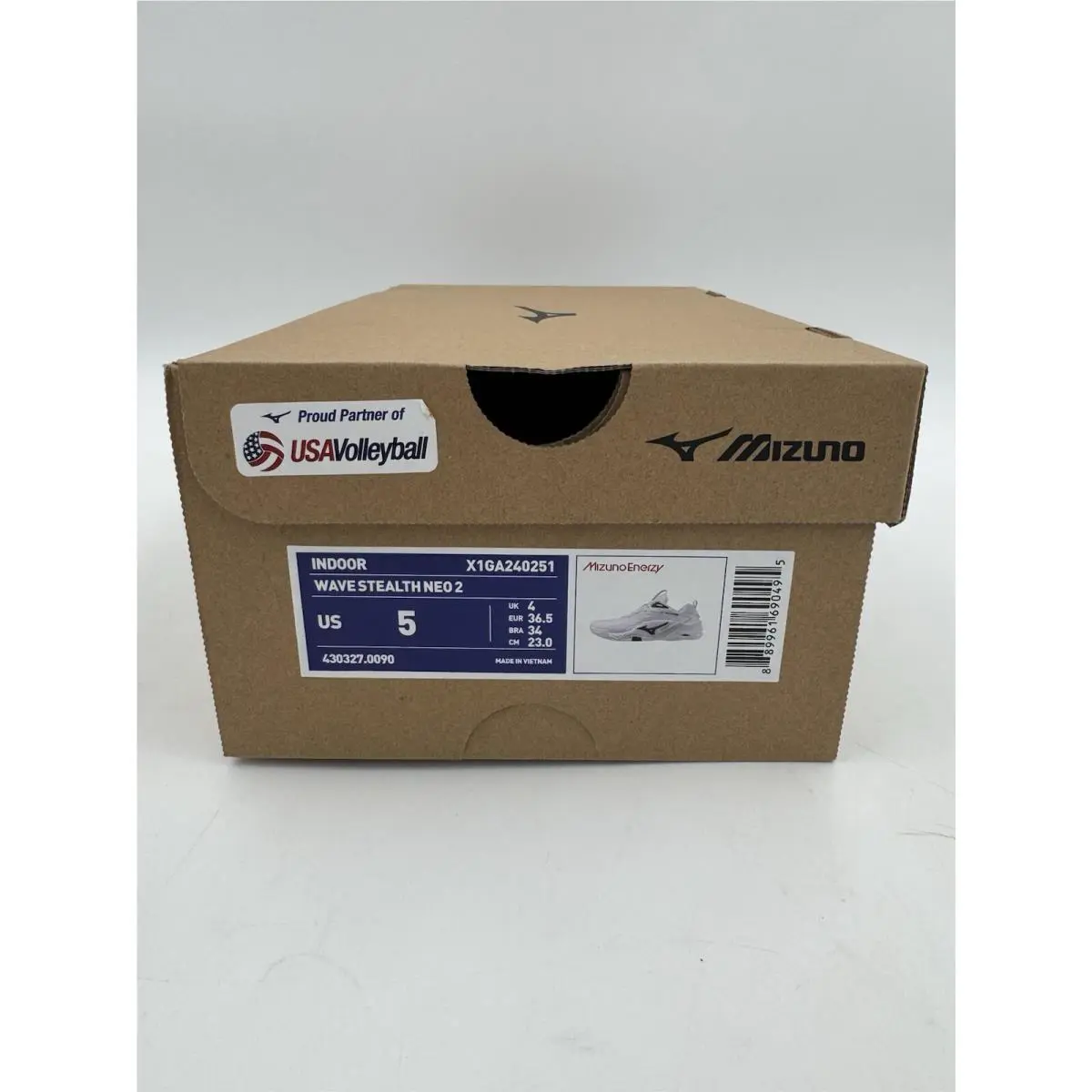 Mizuno shoes - Mizuno Wave Stealth Neo 2 - 4303270090030500 - White (UPC: 889961690495) 9