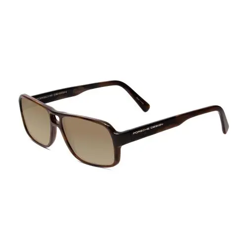 Porsche Design P8217-B 56mm Polarized Sunglasses in Brown Carbon Fiber 4 Options - Frame: Multicolor, Lens: Amber Brown Polar