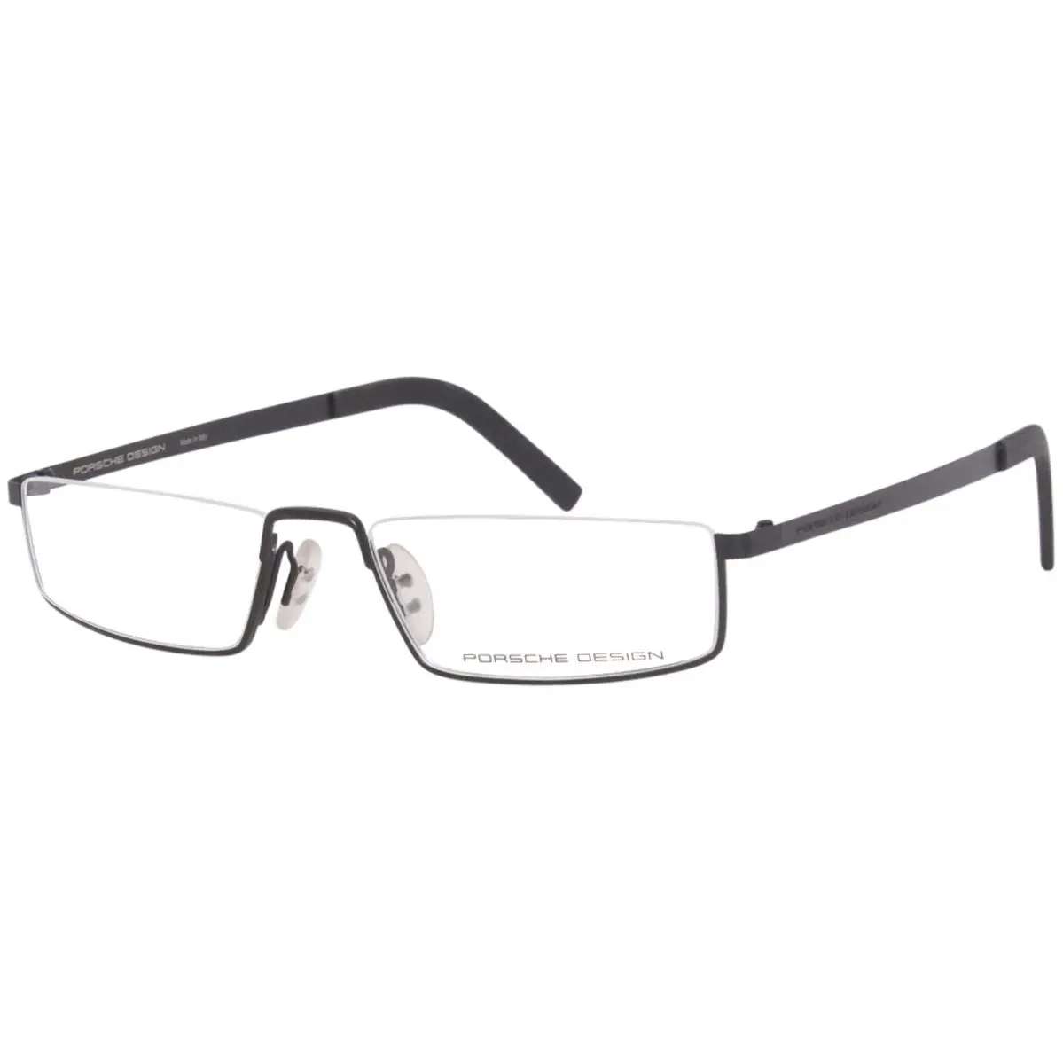 Design Men`s Eyeglasses P`8310 P8310 Half Rim Optical Frame 52mm Black by Porsche