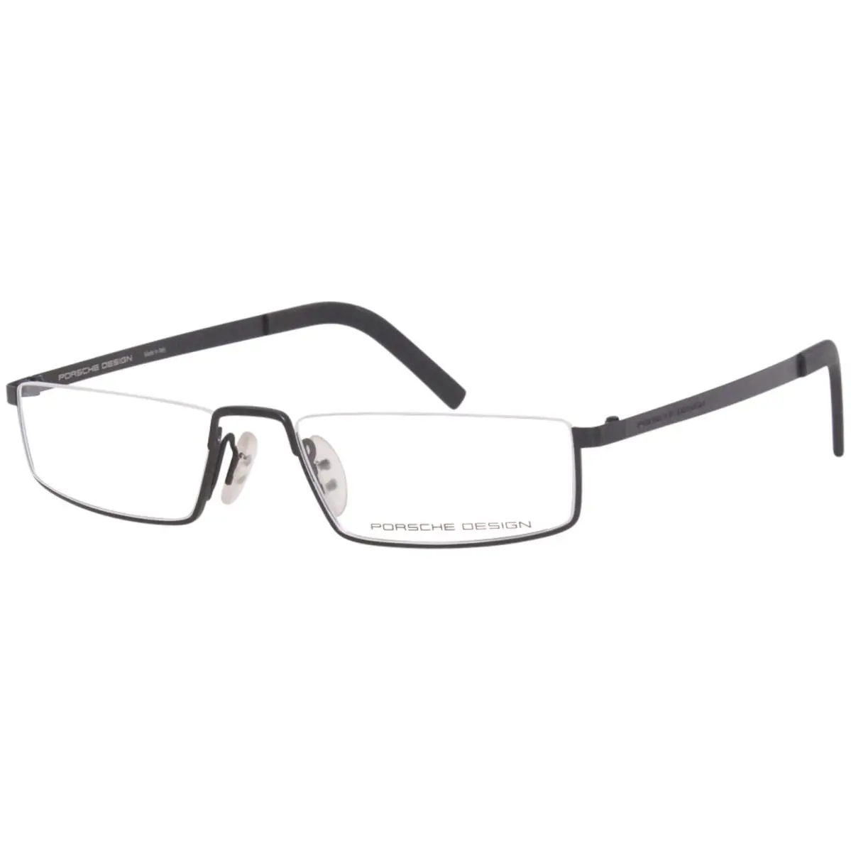Design Men`s Eyeglasses P`8310 P8310 Half Rim Optical Frame 52mm Black by Porsche