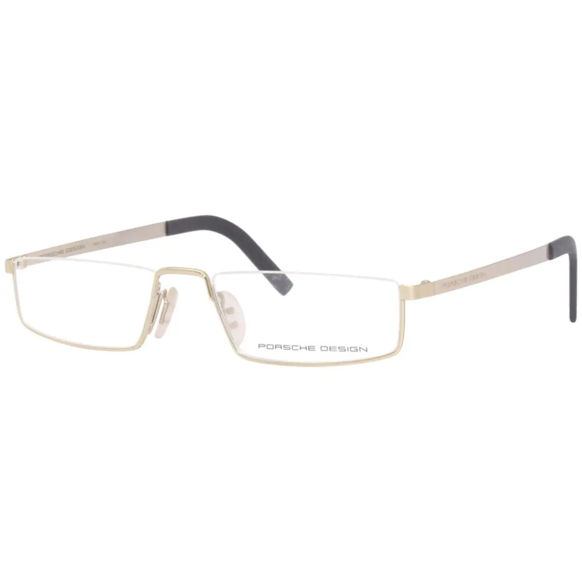 Design Men`s Eyeglasses P`8310 P8310 Half Rim Optical Frame 52mm Gold by Porsche