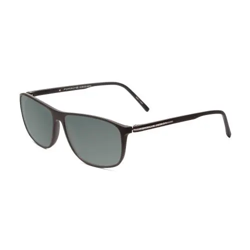 Design P8278-A Square 56mm Polarized Sunglasses Matte Grey 4 Lens Option Smoke Grey Polar by Porsche