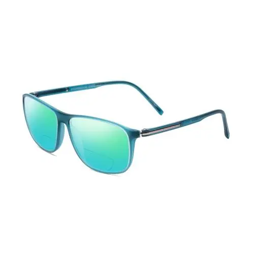 Porsche P8278-B 56 mm Polarized Bi-focal Sunglasses Crystal Azure Turquoise Blue