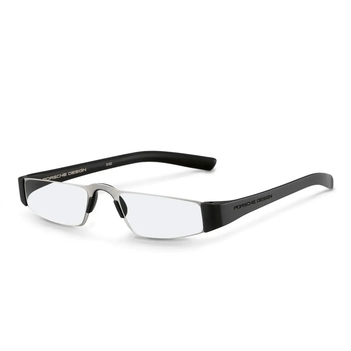 Porsche Design P8801 Iconic Reading Glasses Color A - Silver/black - Frame: A Silver,black