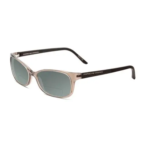 P8247-C 55mm Polarized Bi-focal Sunglasses Crystal Grey Brown 41 Options Grey by Porsche