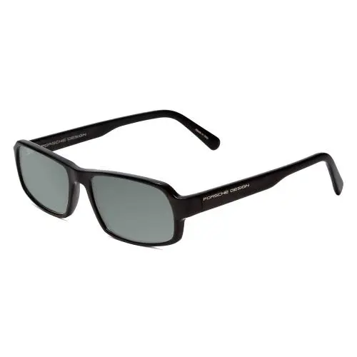 Design P8215-A 55mm Polarized Sunglasses in Black Carbon Fiber 4 Options Smoke Grey Polar by Porsche