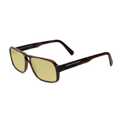 Porsche P8217-B 56mm Polarized Bi-focal Sunglasses Brown Carbon Fiber 41 Options