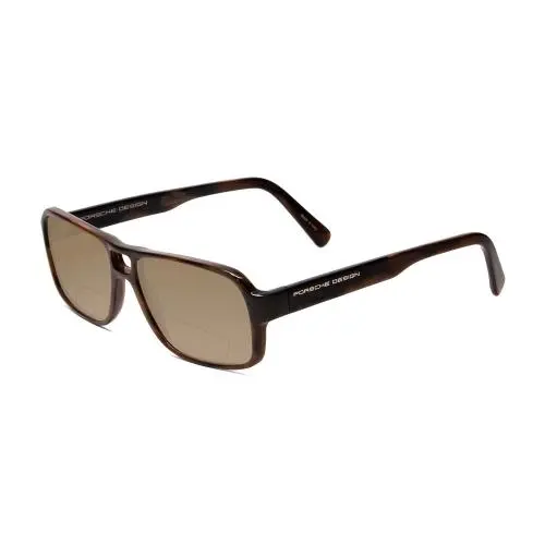 P8217-B 56mm Polarized Bi-focal Sunglasses Brown Carbon Fiber 41 Options Brown by Porsche